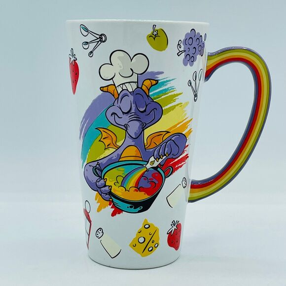 Rainbow FIGMENT EPCOT International Food & Wine Festival Mug 25th Anniversary 20 - Picture 1 of 8
